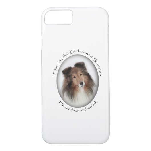 Sheltie iPhone 7 Fall Case-Mate iPhone Hülle (Rückseite)