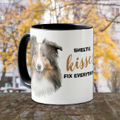 Sheltie Kisses Fix Alles Tasse