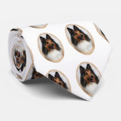 Sheltie Krawatte (Gerollt)