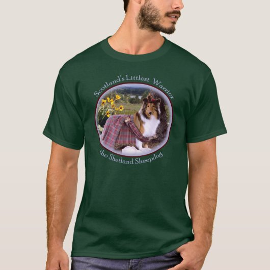 Sheltie Krieger-Shirt T-Shirt (Vorderseite)