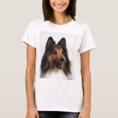 Sheltie Ladys Shirt (Vorderseite)