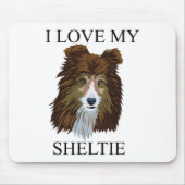 SHELTIE Liebe! Mousepad (Vorne)