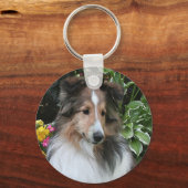 Sheltie Liebe Schlüsselanhänger (Vorderseite)