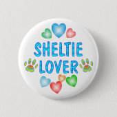 SHELTIE LIEBHABER BUTTON (Vorderseite)