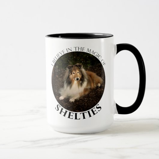 Sheltie Magic Tasse (Rechts)