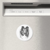 Sheltie Magnet (In Situ (Geschirrspüler))