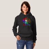 Sheltie Mama Halbblütenschütteltüte Kindermutter Hoodie (Vorne ganz)