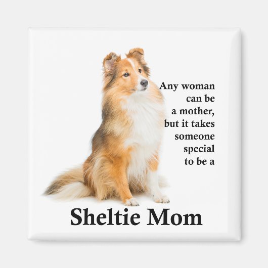 Sheltie Mama Magnet (Vorne)