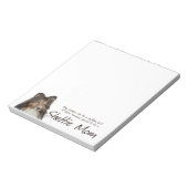 Sheltie Mama Notepad Notizblock (Rotiert)