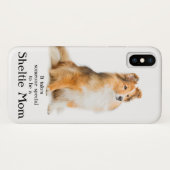 Sheltie Mama Smartphone Fall Case-Mate iPhone Hülle (Rückseite (Horizontal))