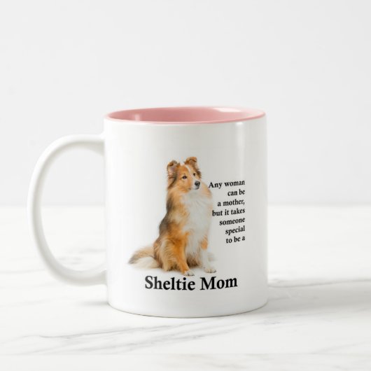 Sheltie Mama Tasse (Links)