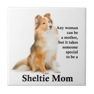 Sheltie Mama Tile Fliese