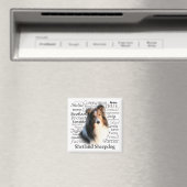 Sheltie-Merkmale Magnet (In Situ (Geschirrspüler))