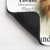 Sheltie Merkmale Mousepad (Ecke)