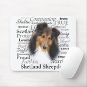 Sheltie Merkmale Mousepad (Mit Mouse)