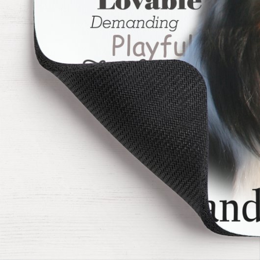 Sheltie Merkmale Mousepad (Ecke)