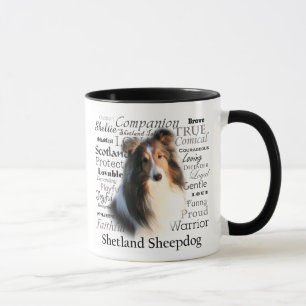 Sheltie-Merkmale-Tasse Tasse