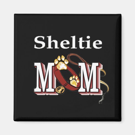 sheltie Mom Magnet (Vorne)