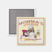 Sheltie Mommas Helfermagnete Magnet (Vorderseite/Rückseite)