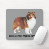 Sheltie Mousepad (Mit Mouse)