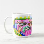 Sheltie Pink Comfort Kaffeetasse (Links)