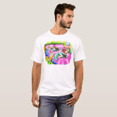 Sheltie Pink Comfort T-Shirt (Vorne ganz)