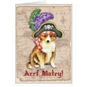 Sheltie Pirate Card (Vorne)