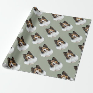 Sheltie Portait Geschenkpapier