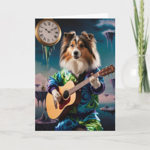 Sheltie Rock Star Card Karte