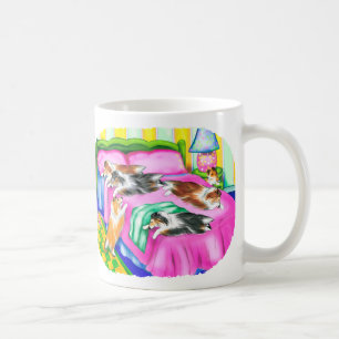 Sheltie rosa Komfort Kaffeetasse