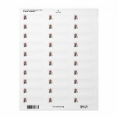 Sheltie Rücksendeadresse (Vorne)