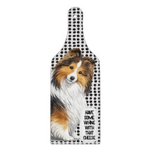 Sheltie -Sable Käsebrett