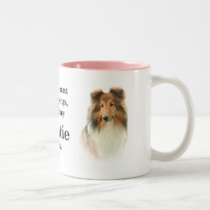 Sheltie Segen-Tasse Zweifarbige Tasse