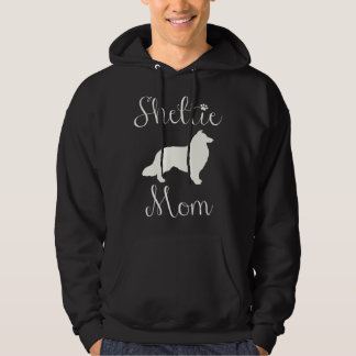 Sheltie, Shelties Beautiful Script Sheltie Mom Hoodie