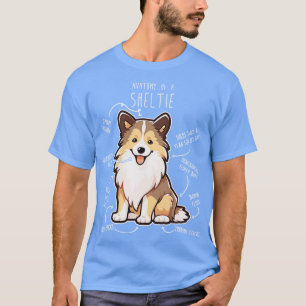 Sheltie Shetland Sheepdog Anatomie 4 T-Shirt