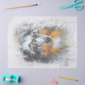 Sheltie - Shetland Sheepdog Decoupage Seidenpapier (Basteln)