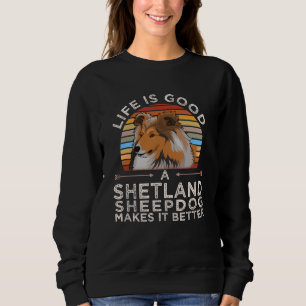 Sheltie Shetland Sheepdog Geschenk Idee Sweatshirt