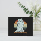 Sheltie Shetland Sheepdog | Hundebesitzer Postkarte (Stehend Vorderseite)