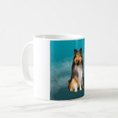Sheltie Shetland Sheepdog Kaffeetasse (Vorderseite Links)