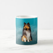 Sheltie Shetland Sheepdog Kaffeetasse (Mittel)