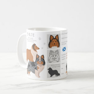 Sheltie, Shetland Sheepdog-Mix Tasse
