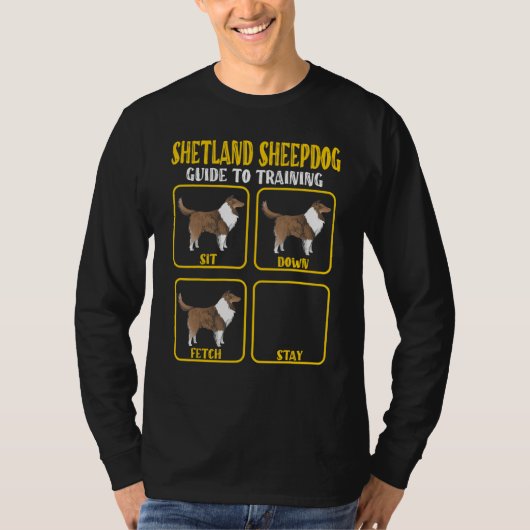 Sheltie shetland sheepdog traning guide Sheltie Mo T-Shirt (Vorderseite)