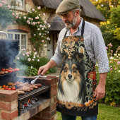 Sheltie Shetland Sheepdog Vintage Country Kitchen Schürze