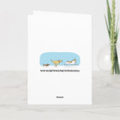 Sheltie | Shetland Sheepdog Weihnachten | Ihr Foto (Rückseite)