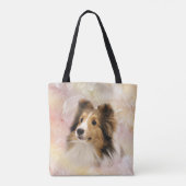 Sheltie stellen gegenüber tasche (Rückseite)