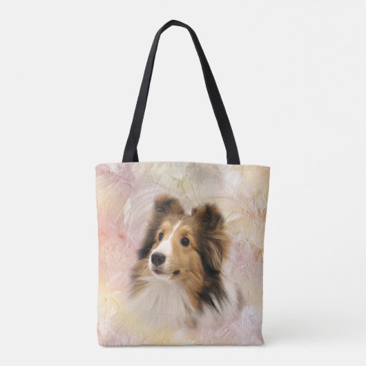 Sheltie stellen gegenüber tasche (Rückseite)