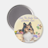 Sheltie Stole Die Keksmagnete Magnet (Vorderseite/Rückseite)