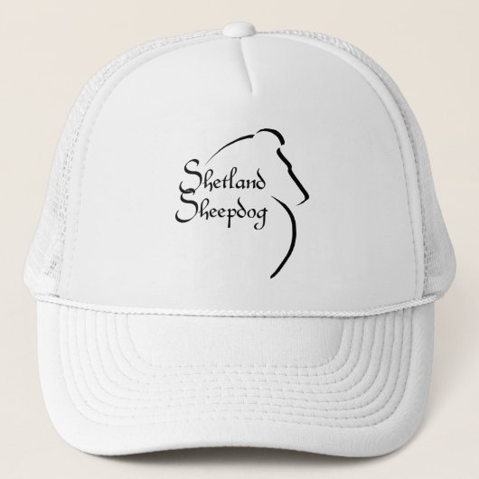 Sheltie Style Hat Truckerkappe (Vorderseite)