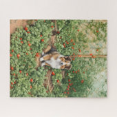 Sheltie Tomato Garden Guardian Puzzle (Horizontal)