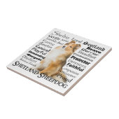 Sheltie Tracks Tile Fliese (Seite)